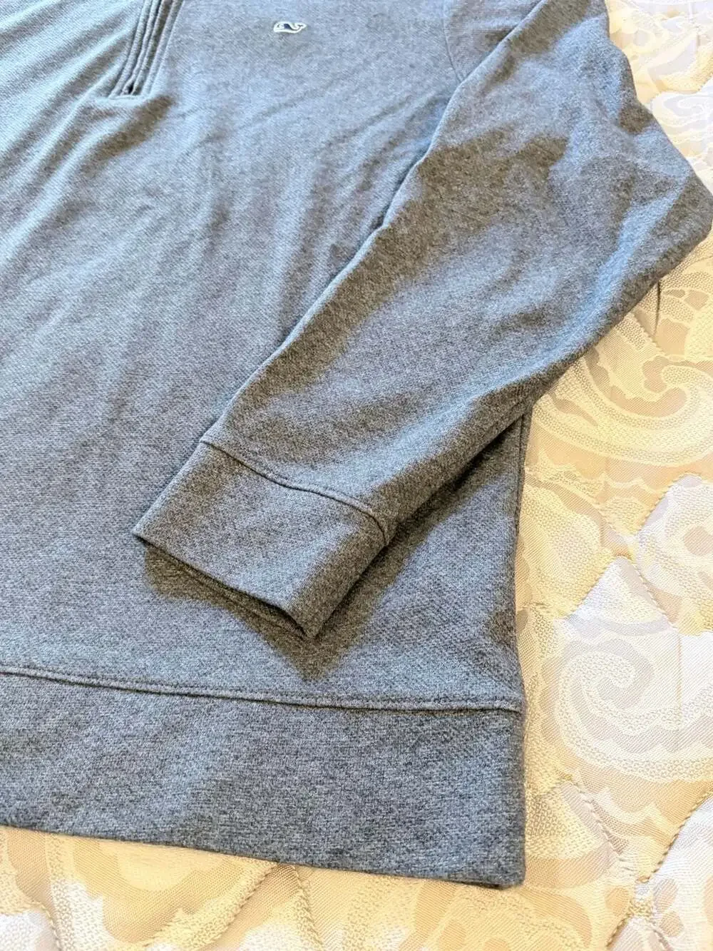 Vineyard Vines Performance Quarter-Zip Pullover Gray XL